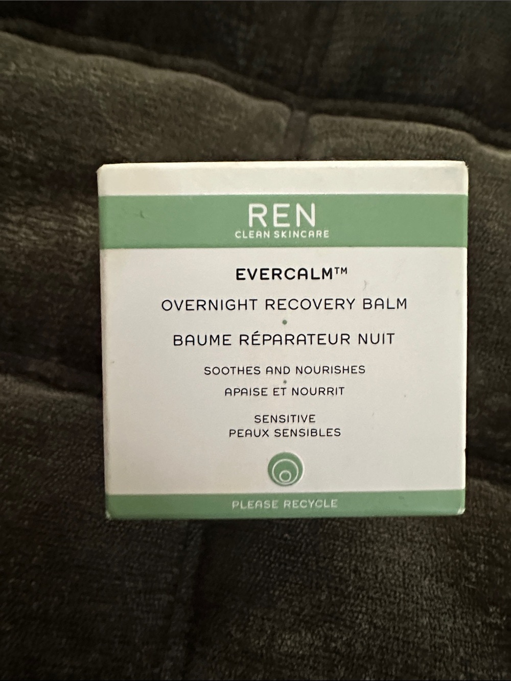 REN NEW Evercalm Overnight Recovery Balm - Green - Sensitive Skin